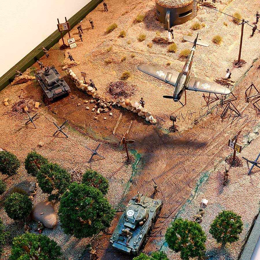 Diorama Normandie